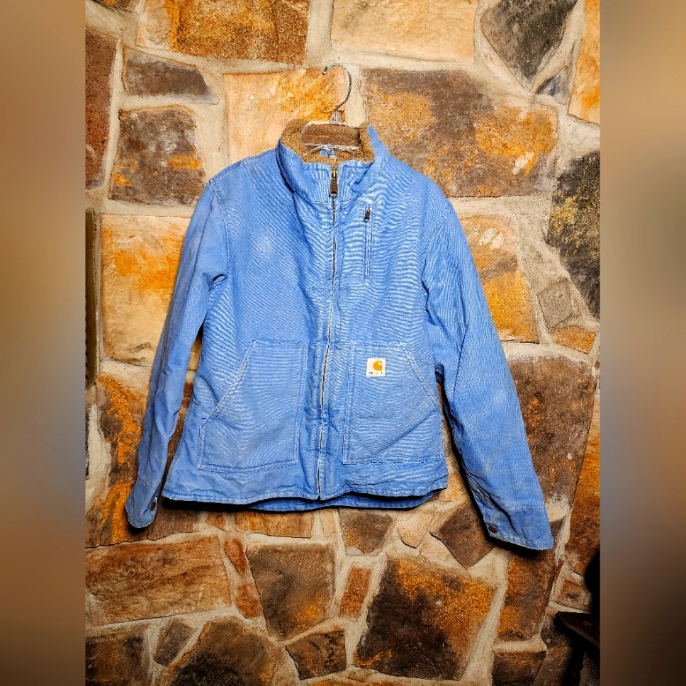 Vintage Carhartt Womens Blue Jacket